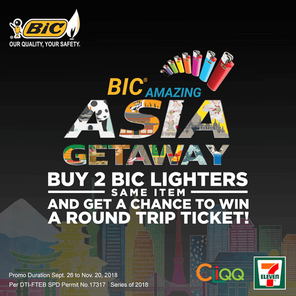 Join the BIC Amazing Asia Getaway Promo!