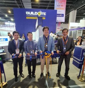 Buildrite Booth Ribbon Cutiing