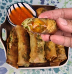 Egg and Potato Lumpia