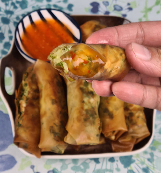 Egg and Potato Lumpia